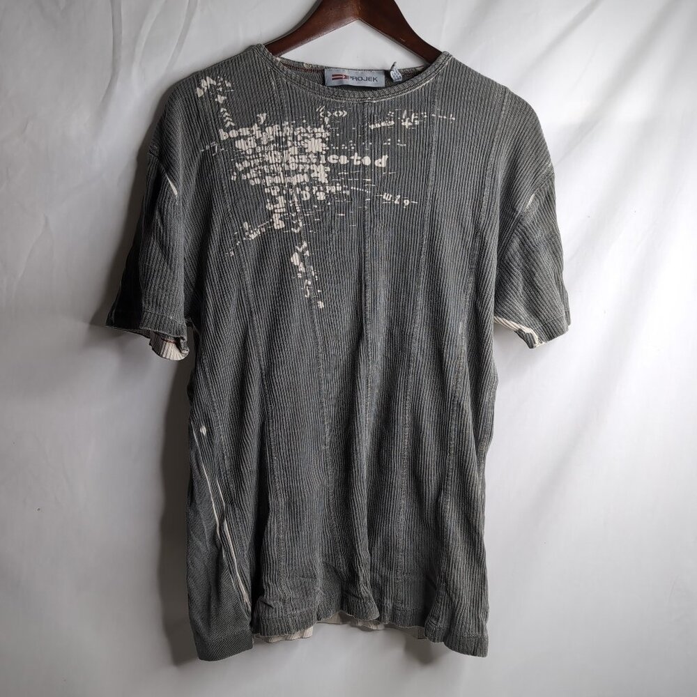 Worn-In Gray Graphic Short Sleeve Tee